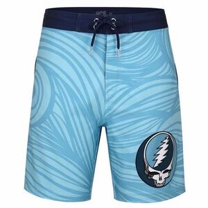 Section 119 Grateful Dead Board Shorts #6 Men’s Size 38 In Blue